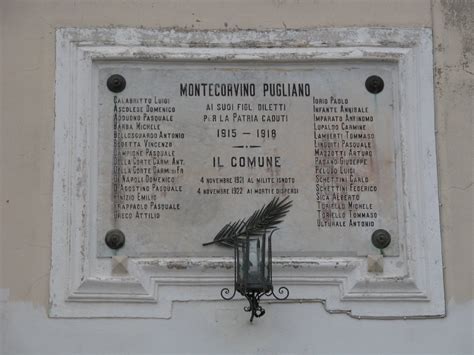 Lapide Commemorativa Ai Caduti Bottega Italia Centro Meridionale