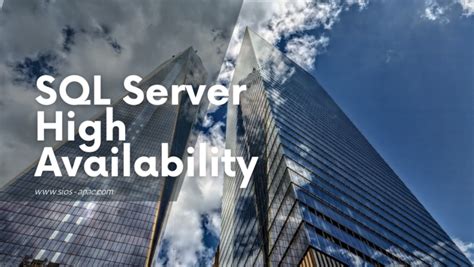 SQL Server High Availability SIOS SANless Clusters