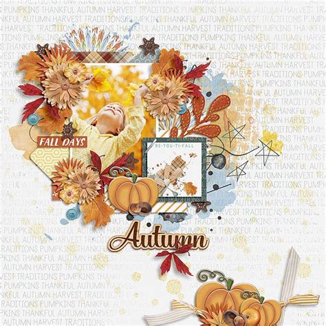 Layout By Ctm Julie Using {pumpkin Patch} Digital Scrapbook Template By