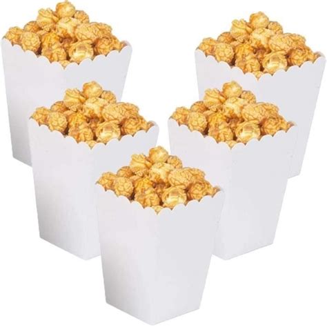 Bo Tes Pop Corn En Carton Pour Anniversaire Soir E Cin Ma Carnaval