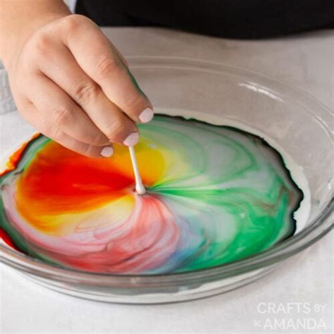 Food Coloring In Milk Experiment