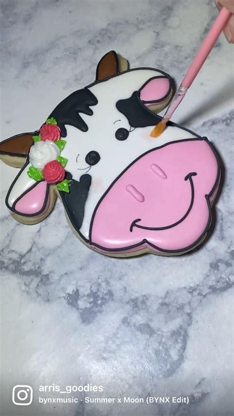 Super Easy Cow Cookie Tutorial Artofit