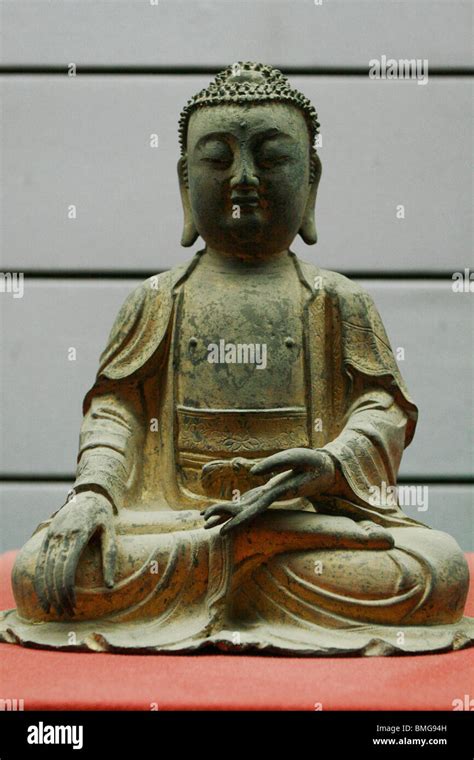 Buddha Statue Exhibited In Shaanxi History Museum Xian Shaanxi