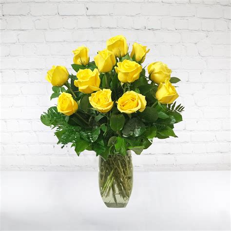 Dozen Yellow Roses Ashland Addison Florist Co