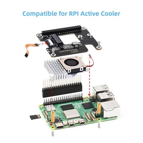 Carte Noire Raspberry Pi 5 Pcie Vers M 2 HAT NVcloser Test Et Avis