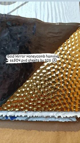 Stainless Steel Decorative Honeycomb Hammer Texture Sheets By Sds