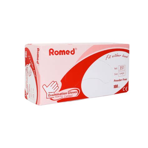 Romed powder-free latex gloves - Degros