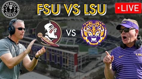 LIVE LSU VS FSU REACTION POSTGAME SHOW YouTube