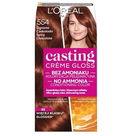 L Oreal Paris Casting Creme Gloss Farba Do W Os W Ognista Czekolada