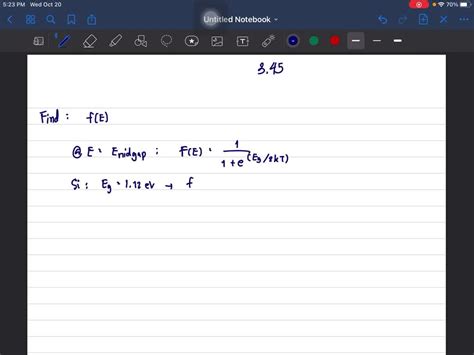 Solved Calculate The Probability That A State In The Conduction Band