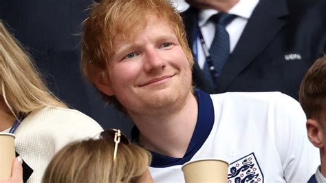 Ed Sheeran Manages A Smile As Pop Star Watches England S Tense Clash With Slovakia At Euro 2024