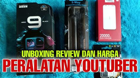 Unboxing Peralatan Kamera Youtuber Pemula YouTube