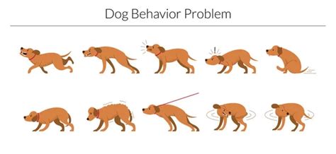 Dog biting tail Vector Art Stock Images | Depositphotos