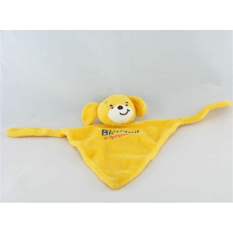 Doudou Plat Chien Jaune Bledilait Croissance