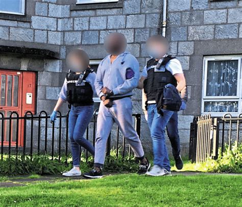 EXCLUSIVE Arrests As Drug Cops Smash Organised Crime Gang In Aberdeen