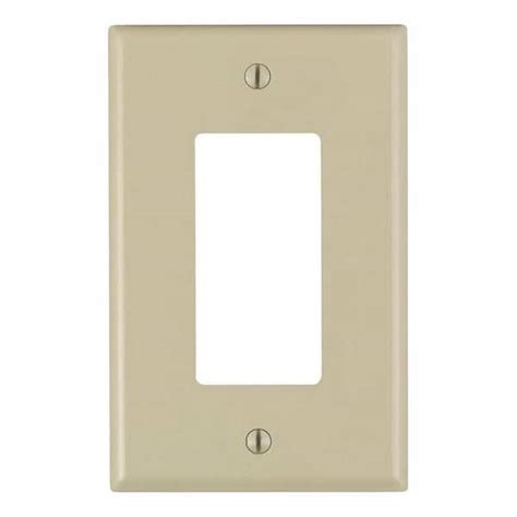 Leviton 1 Gang Ivory Decorarocker Nylon Midwaymidsize Wall Plate 10 Pack 0pj26 0im M51 0pj26