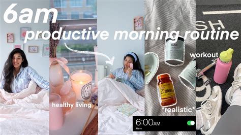 6am Morning Routine Productive Morning Routine Forming Healthy Habits