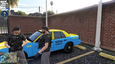 GTA V LSPDFR 0 4 9 LSPD LAPD Gang Unit Undercover Taxi