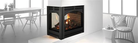 Heat Glo Pier See Through Gas Fireplace Lanz Furnace Fireplace