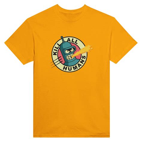 Camiseta Bender Kill All Humans Exclusiva En Taron Box