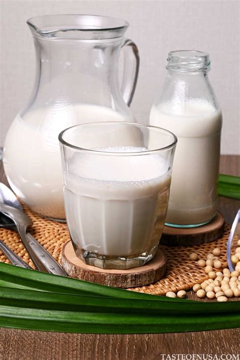 Homemade Soy Milk How To Make Soy Milk From Scratch Taste Of Nusa