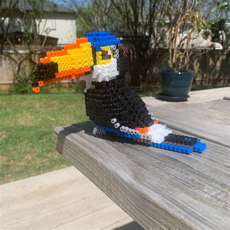 D Toucan Perler Bead Etsy