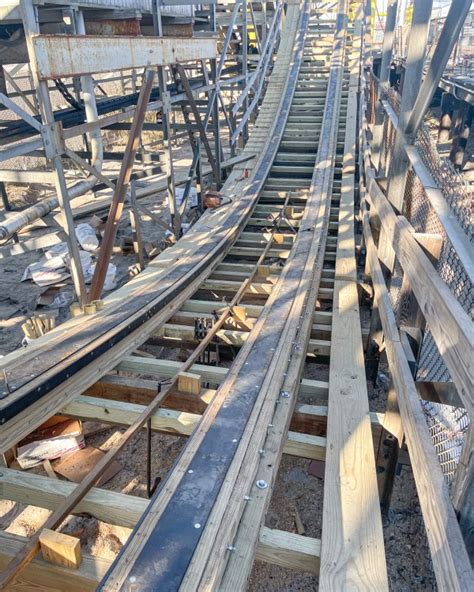 A Classic Wooden Roller Coaster with a Bite! | Morey's Piers