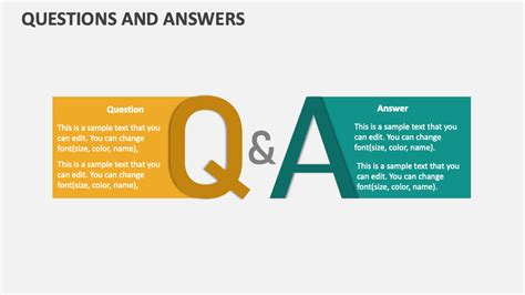 Questions And Answers PowerPoint Presentation Slides PPT Template