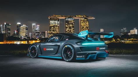 Porsche 718 Cayman GT4 e-Performance Teases An Electrifying Race Car