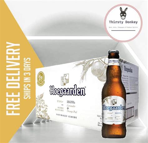 Hoegaarden White Wheat Beer 24 Bottles X 330ml Exp November 2023