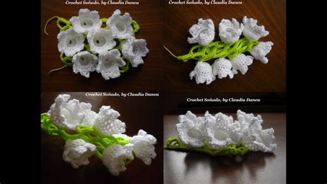 Muguet In Crochet Lace Encaje Crochet De Muguet Youtube