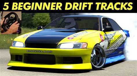 Assetto Corsa 5 Beginner Drift Tracks Moza R5 Wheel Gameplay Youtube