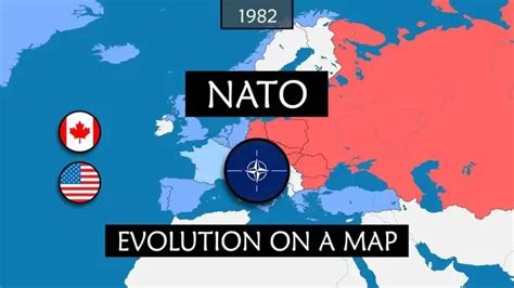 NATO Evolution On A Map