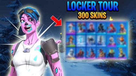 Fortnite Locker Tour 300 SKINS YouTube