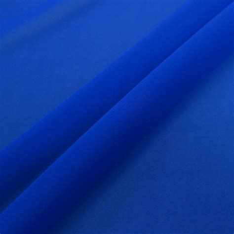 Royal Blue Chiffon Fabric By The Yard Sheer Fabric Light Etsy