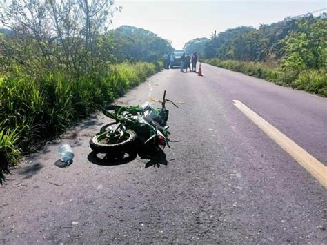 Tr Gico Accidente Motociclista Pierde La Vida En La Carretera Cardel