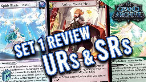 Grand Archive Tcg Set Dawn Of Ashes Full Review Urs And Srs Youtube