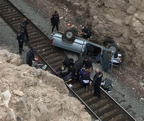 Truck Crashes Falls Onto Train Tracks In Kingman News