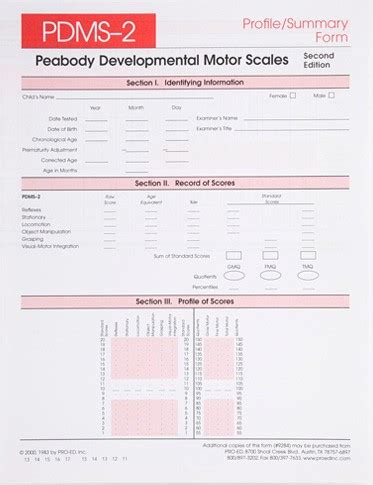 Peabody Developmental Motor Scales Chart Pdf