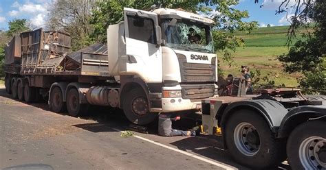 Carreta Tomba Na BR 386 Em Frederico Westphalen OBSERVADOR REGIONAL