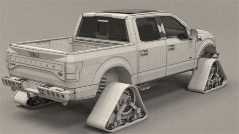 FORD F150 Raptor Monster Energy 3D Model Max Obj 3ds Fbx CGTrader