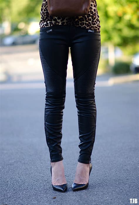 Blank Nyc Vegan Leather Moto Jeans Daddy Soda Worn Review The Jeans Blog