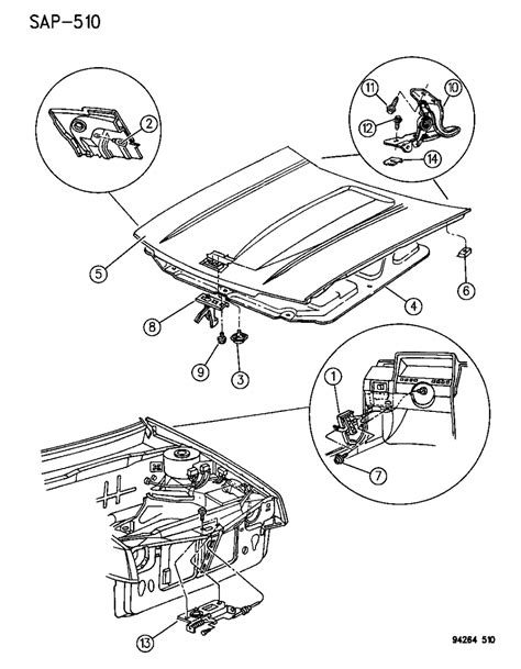 Genuine Mopar Hood Latch Assembly