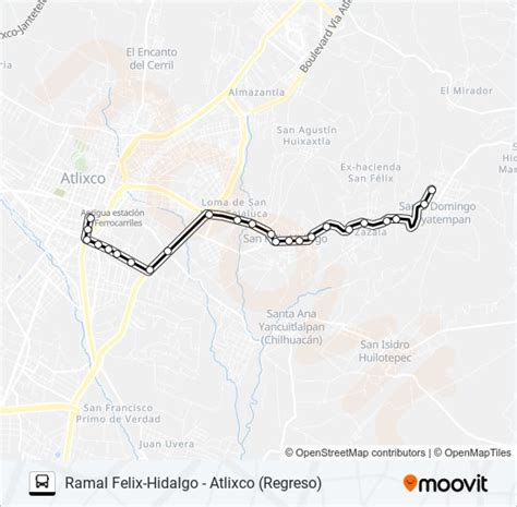 Ruta Santo Domingo Horarios Paradas Y Mapas Ramal Felix Hidalgo