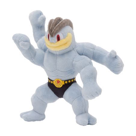 Plush Machamp Pokémon Posing Meccha Japan