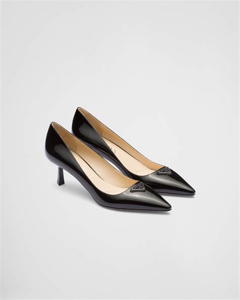 Black Patent Leather Pumps Prada