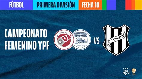 UAI Urquiza VS El Porvenir EN VIVO Fecha 10 Campeonato Femenino