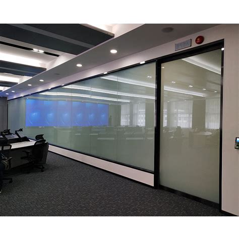 Room Divider Mobile Office Partition Sliding Glass Door Movable Walls Glass Wall Divider