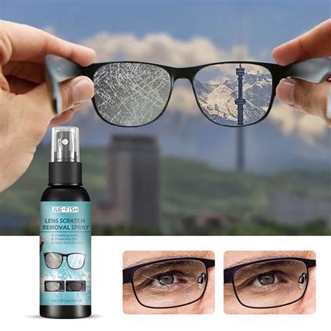 Rdeuod Eyeglass Lens Scratch Removal Spray Eyeglass Windshield Glass Repair Liquid Eyeglass