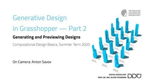 Generative Design In Grasshopper Part 2 Generating Design Options Youtube